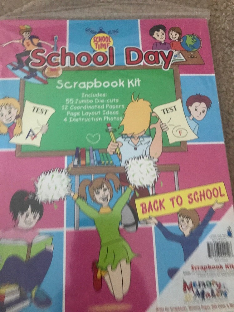 SCHOOL DAY SCRAPBOOK KIT BY MEMORY MAKERS