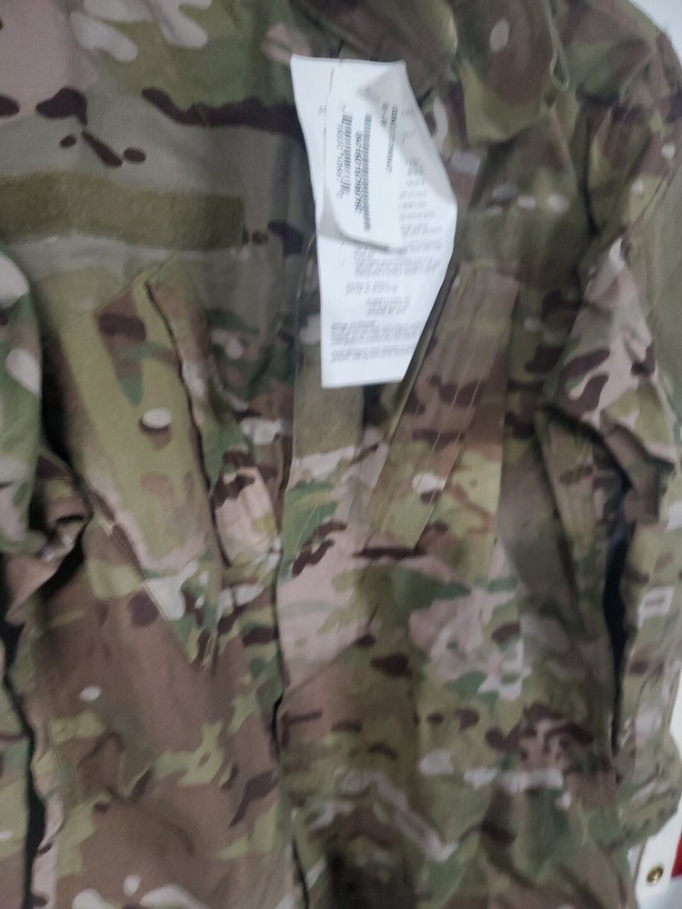 Small Regular US ARMY ISSUE MULTICAM - FLAME RESISTANT New jacket top