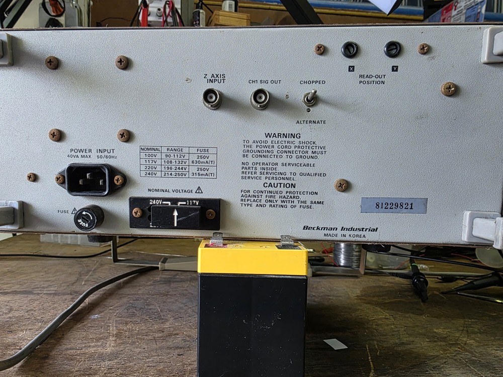 Beckman 9202 Delayed Sweep Oscilloscope.