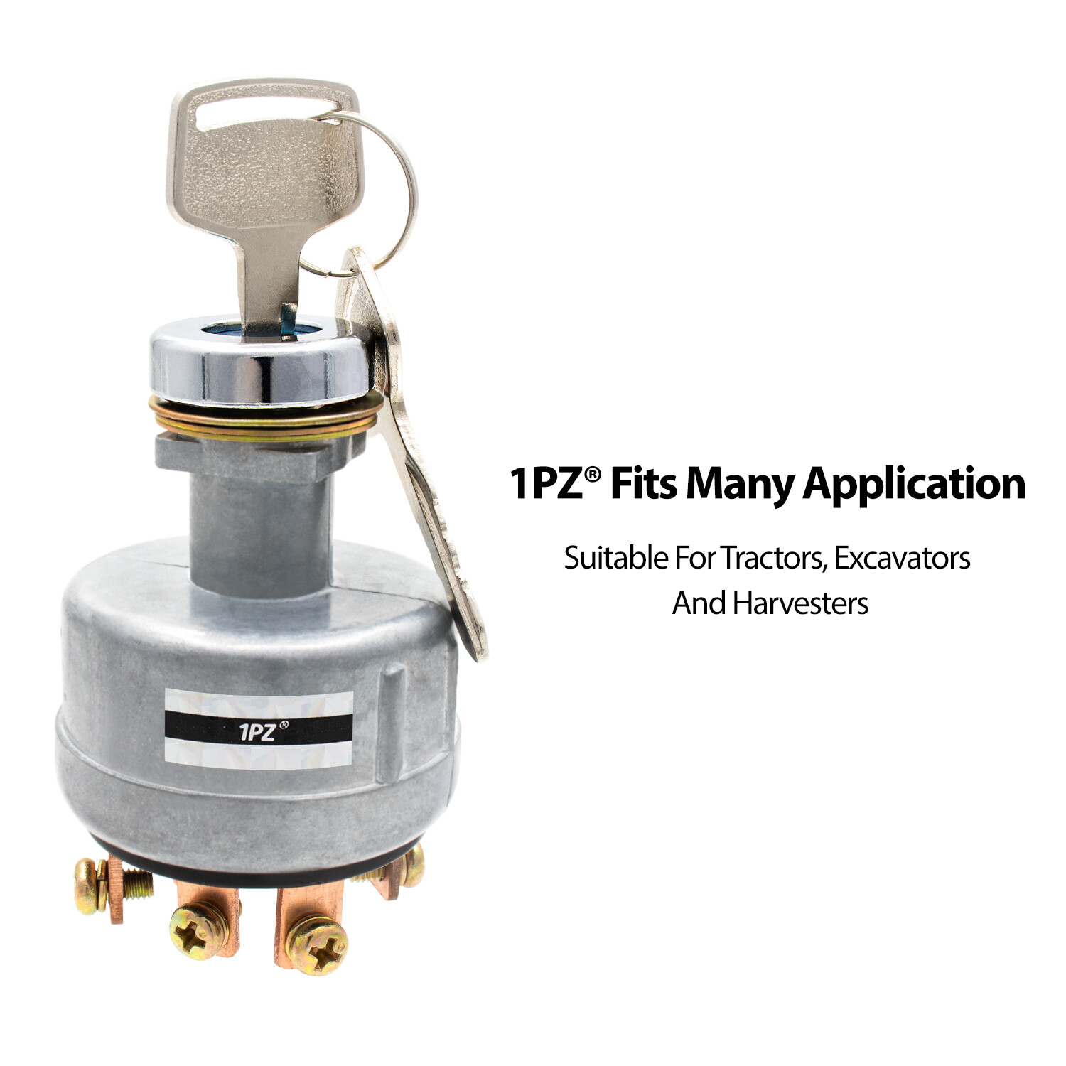 Ignition Starter Key Switch John Deere 650 750 850 950 1050 Yanmar 0808610000