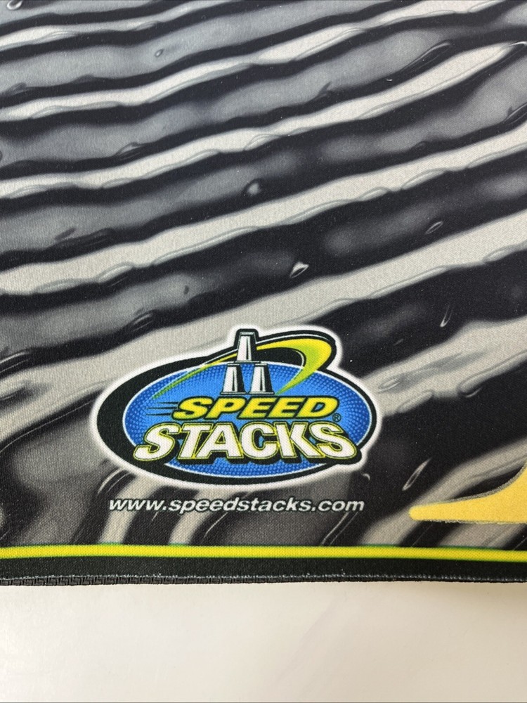 Speed Stack Cup Set WSSA 12 Cups Stackable Light Blue W/ Mesh Bag With Mat