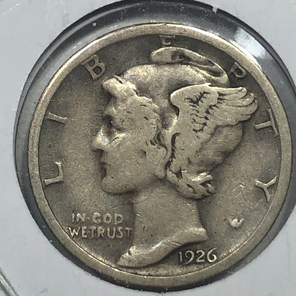 1926-S   Mercury Silver Dime #19604