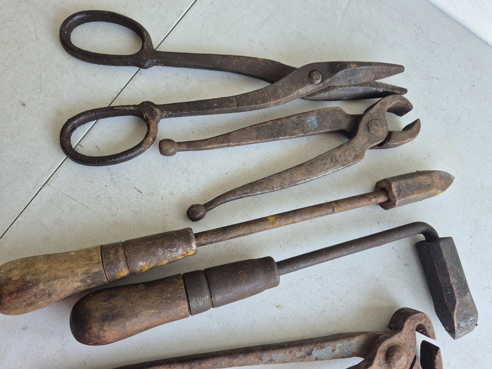 ANTIQUE TOOLS ,BLACKSMITTING AND OTHER TOOLS