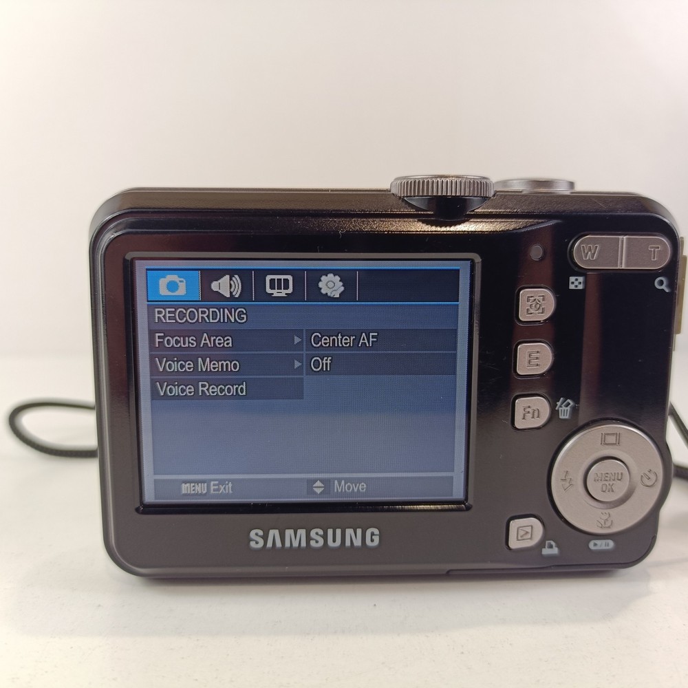Samsung Digimax S760 7.2MP Compact Digital Camera Black Tested