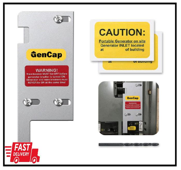 Generator Interlock Kit Compatible With Square D Vertical Main 150 or 200 Amp