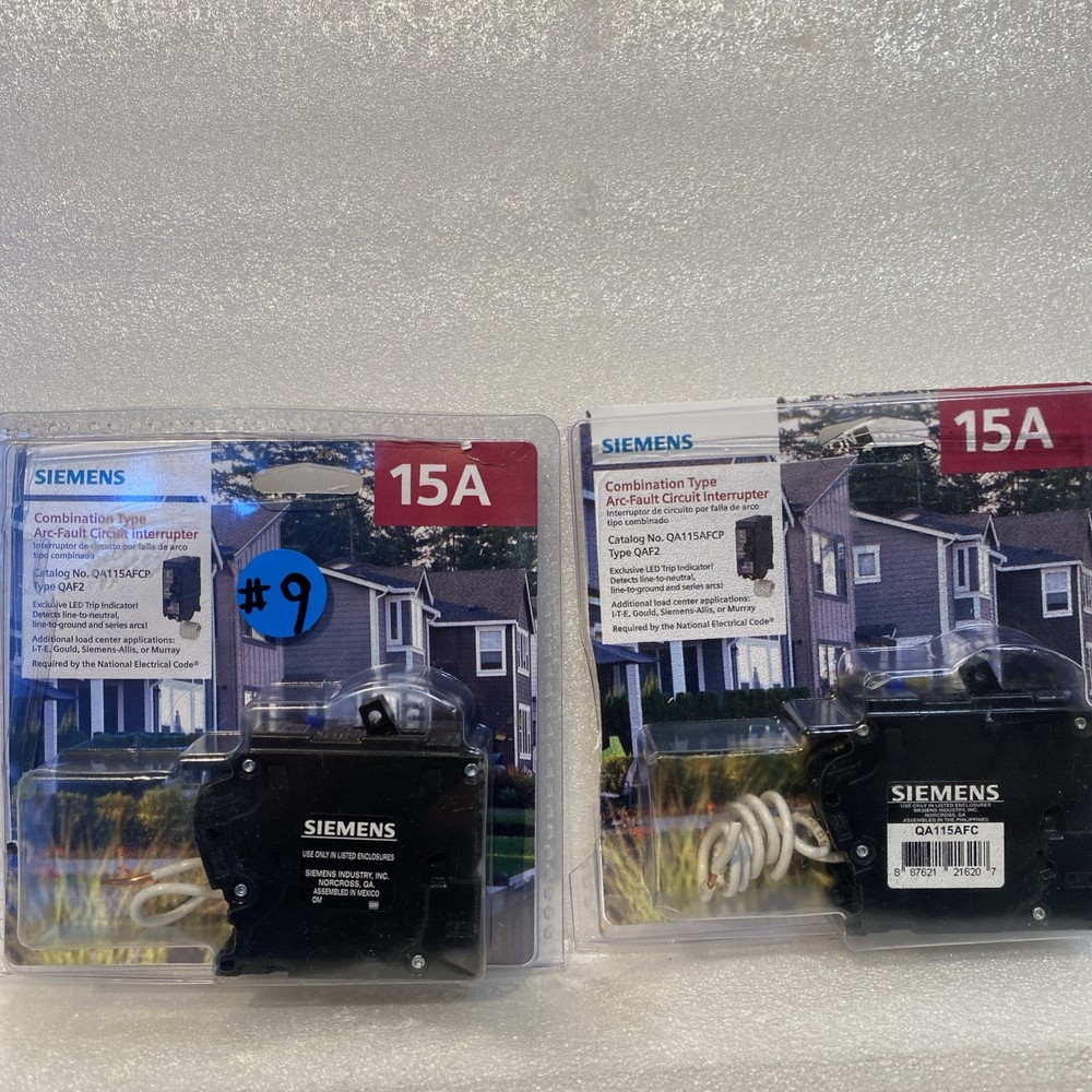 2 Pack Siemens QA115AFCP