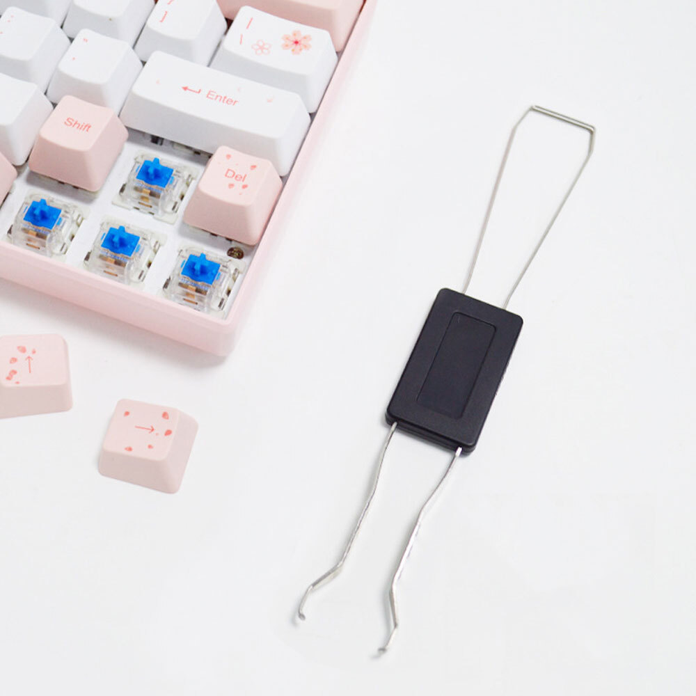 1pc Keycap Puller Switch Steel Puller Wire Gaming Mechanical Keyboard Remover-