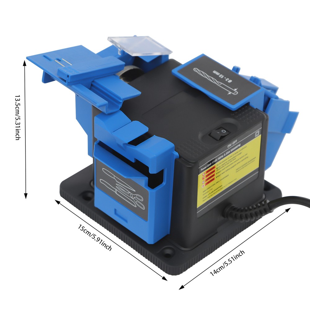 Electric Multi-Task Sharpening Machine Knife Scissor Drill Bit Chisel Sharpener