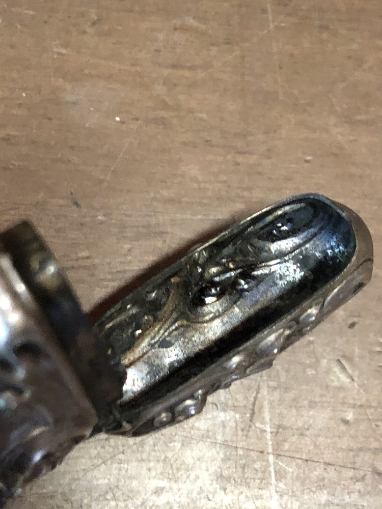 Antique Silver Match Safe Vesta Case