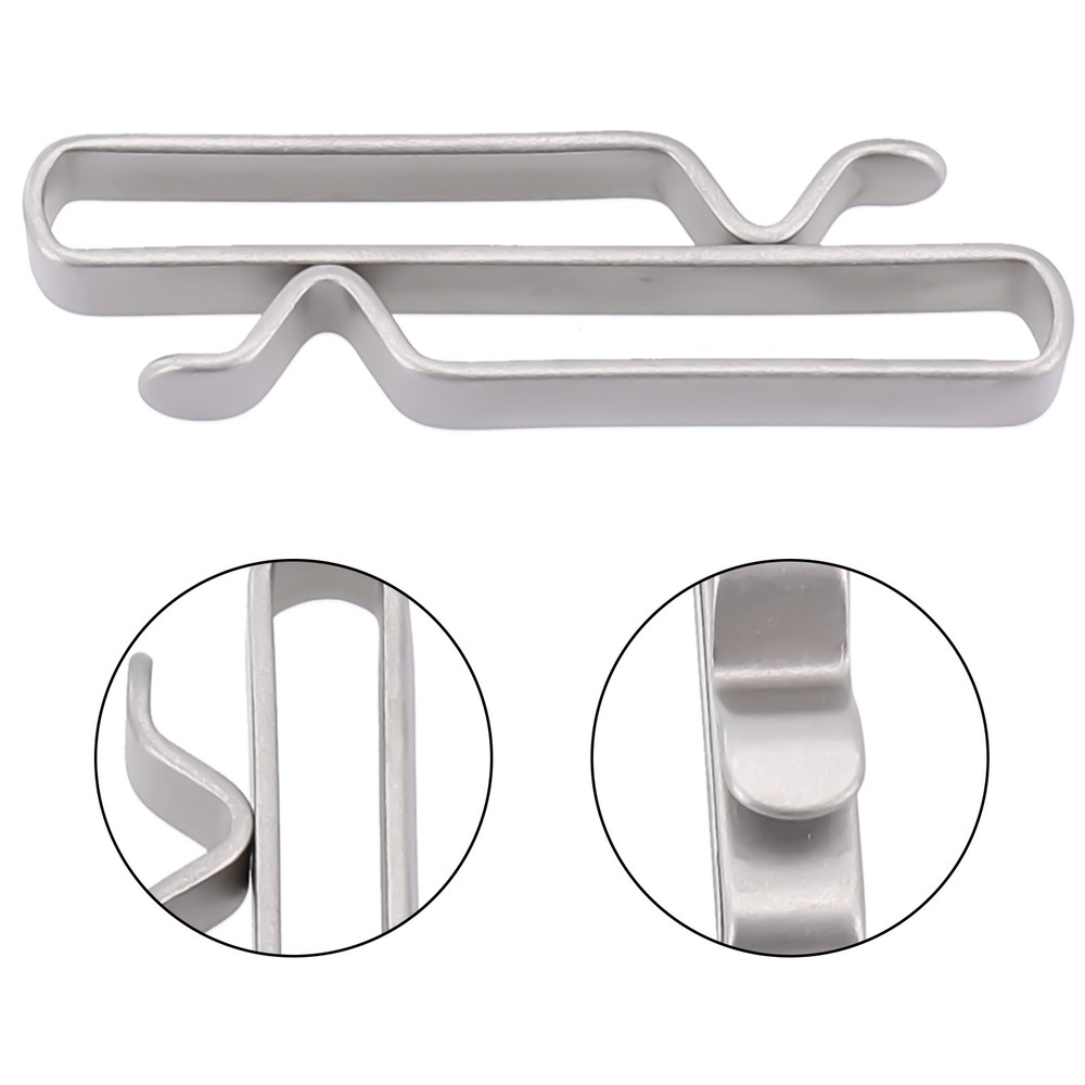 Practical Titanium Keychain Key Ring Holder Rust Resistant and Sturdy Material