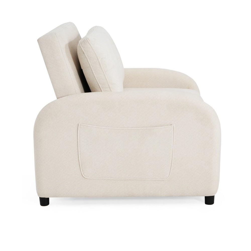 Modern Convertible 3-in-1 Sleeper Sofa Bed Folding Pull Out Bed for Small Space