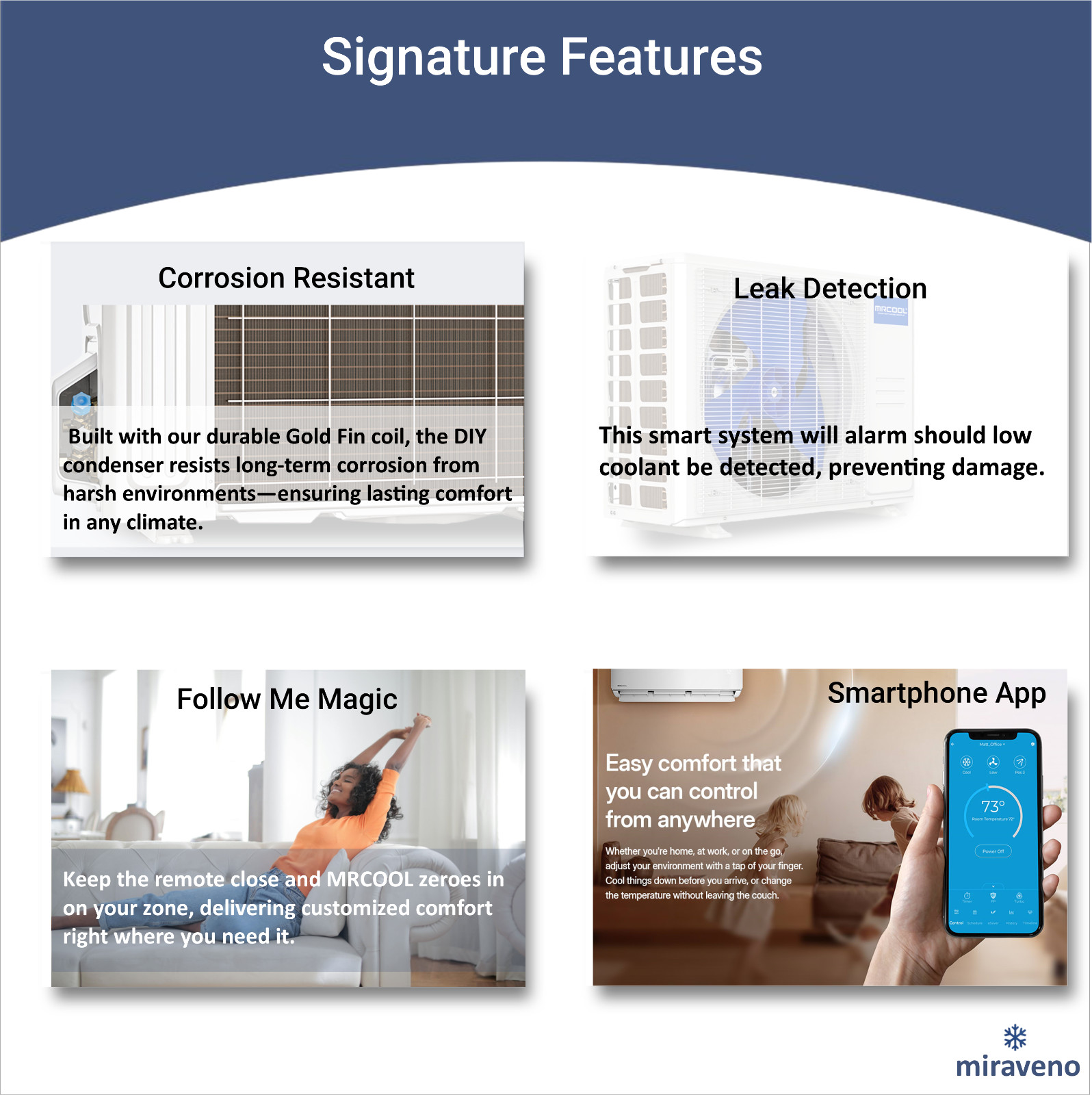 MRCOOL Mini Split Heat Pump Ductless Air Conditioner Advantage G5 12000 BTU 115V