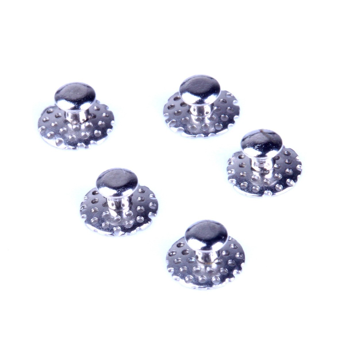 AZDENT Dental Orthodontic Lingual Buttons Bondable Round /Crimpable Hook Stops