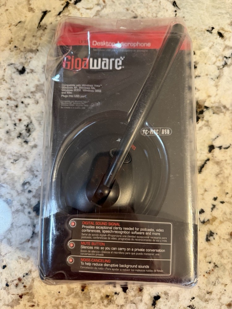 Gigaware  Desktop USB Microphone Microphone for PC-MAC USB 33-124