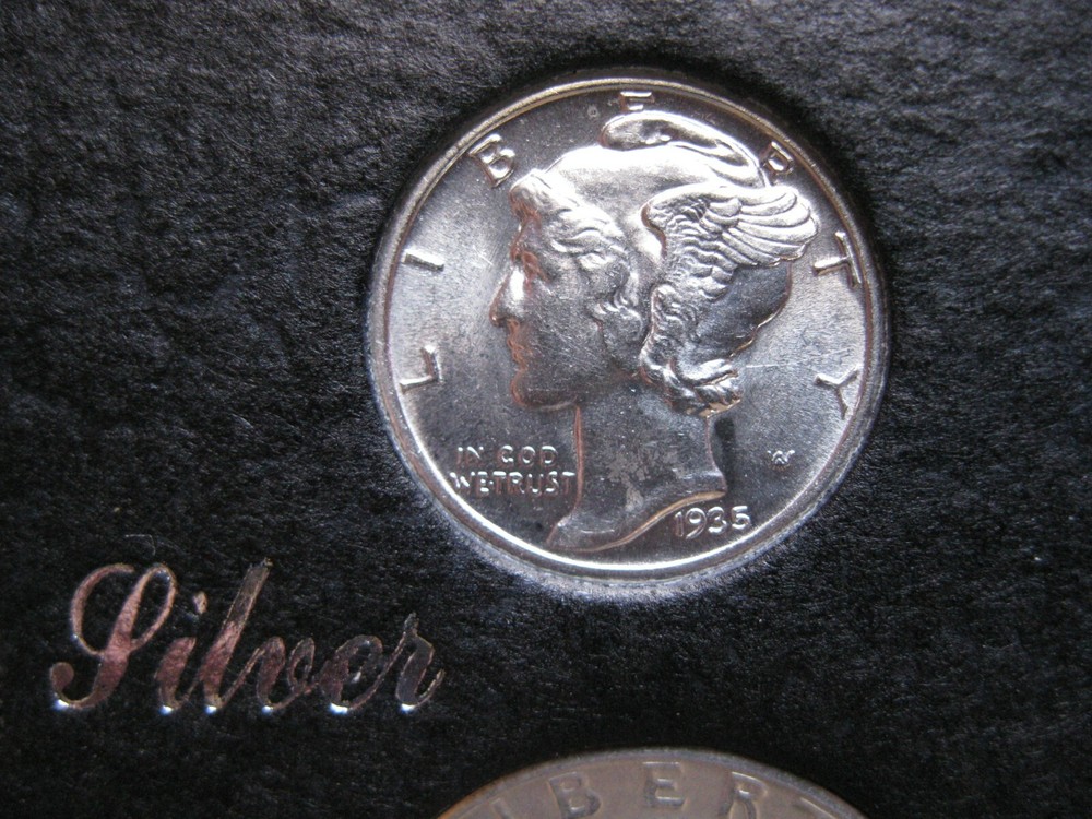 1935 P US Mint Set Brilliant Uncirculated!