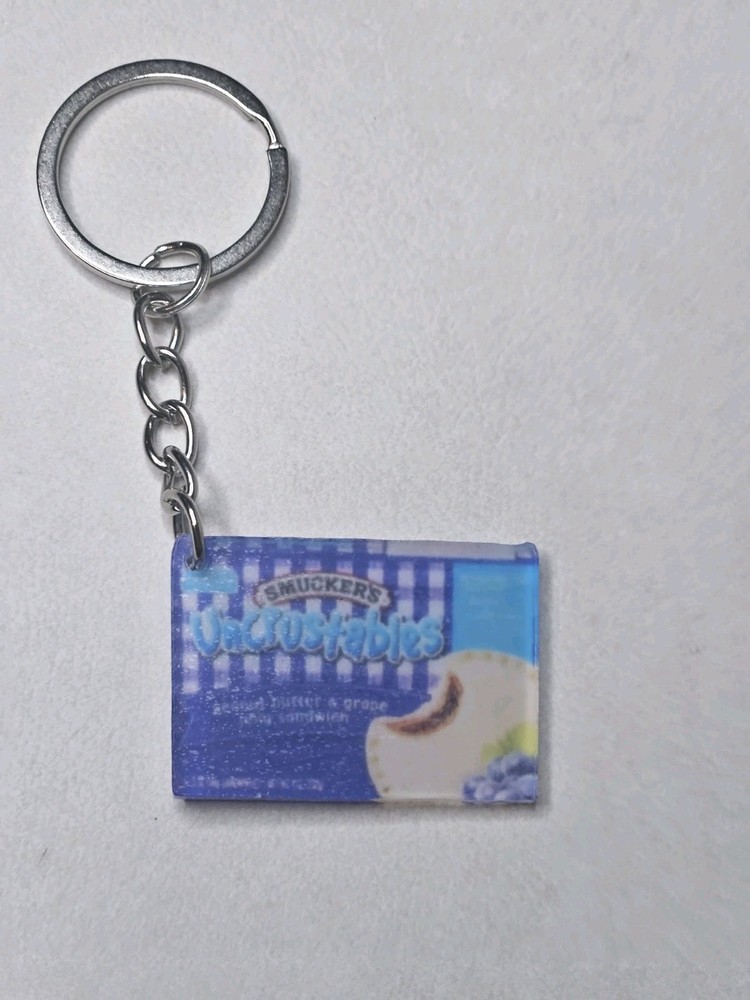 Grape Uncrustables Keychain