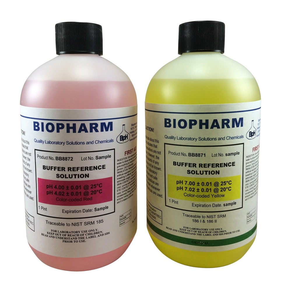 pH Buffer Calibration Solution Kit 2-Pack — one 4.00 2-Pints, 2-Pints