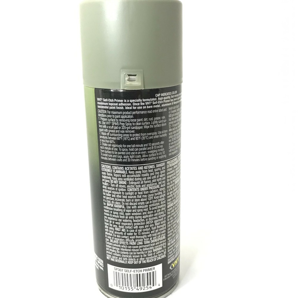VHT SP307-4 PACK High Performance Self-Etching Primer - Fast Drying - 11 oz