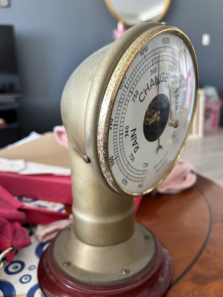 Brass Barometer