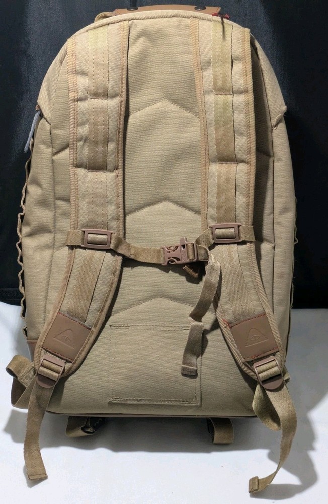 Poler Outdoor Stuff Camp Vibes Excursion Pack & Camera Insert Set In Khaki EUC