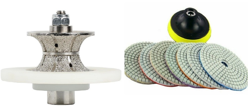 V30 Diamond Profiling Bit Nylon Cover Extra Segment Protection + STONE BUFFER