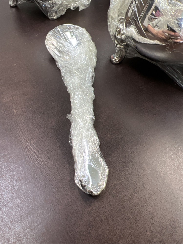 VTG Oneida Webster Wilcox Countess Silverplate Footed 4 PC Tea & Coffee Service