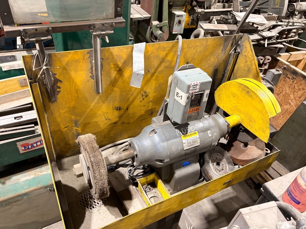 Industrial Baldor Double-End Grinder/Buffer, 480 Volts 3 Phase
