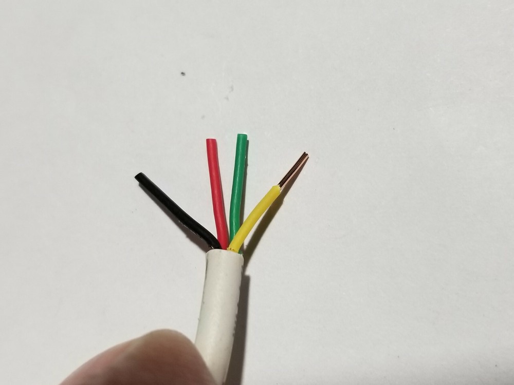 Southwire Genesis 1103 22/4C Solid Conductor Security/Control Cable White /100ft