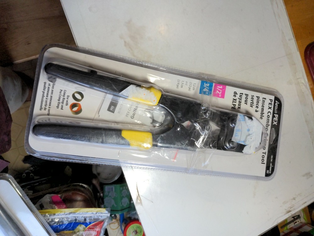 Apollo Pex Combo Crimp Tool, 1/2" 3/4" # 334-794