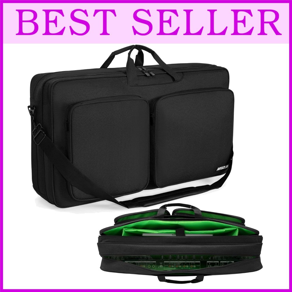 Secure DJ Controller Bag with Multiple Compartments