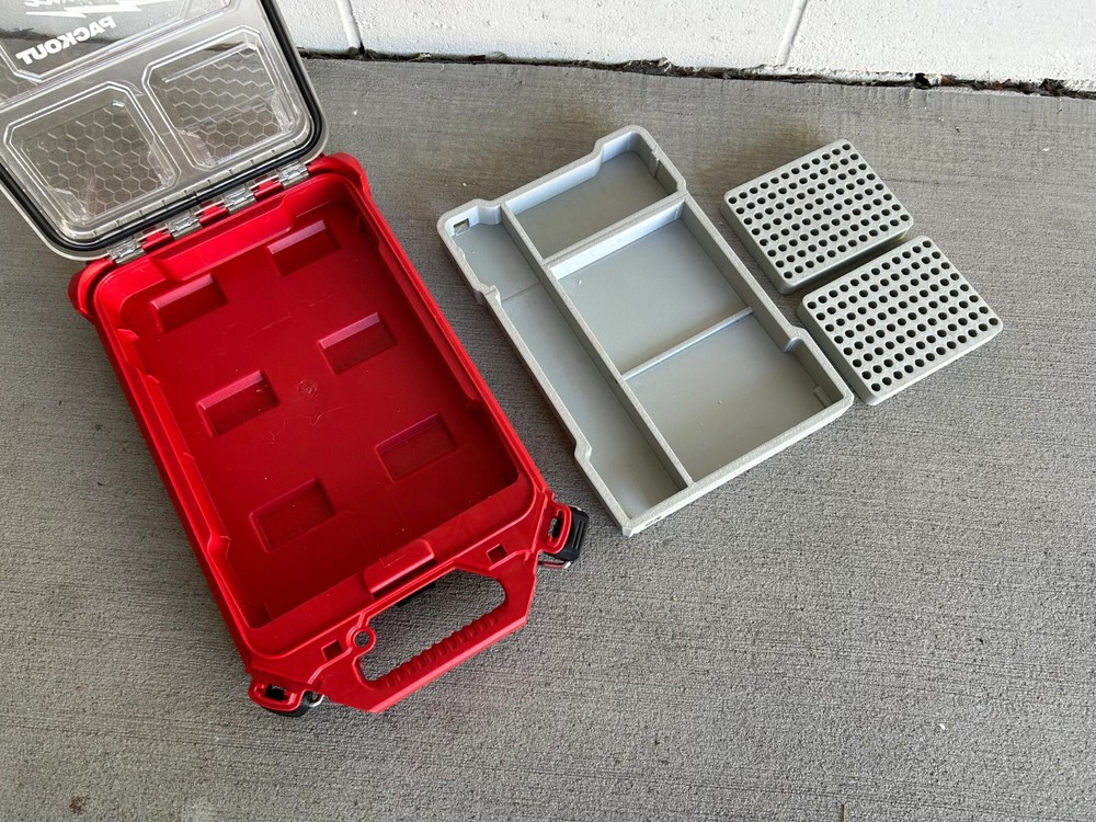 Impact Driver Bit Organizer Insert for Milwaukee Packout (insert Only)