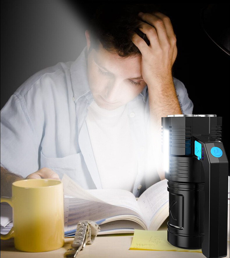 Super Bright 99000000LM LED Torch Tactical Flashlight USB Rechargeable Lantern