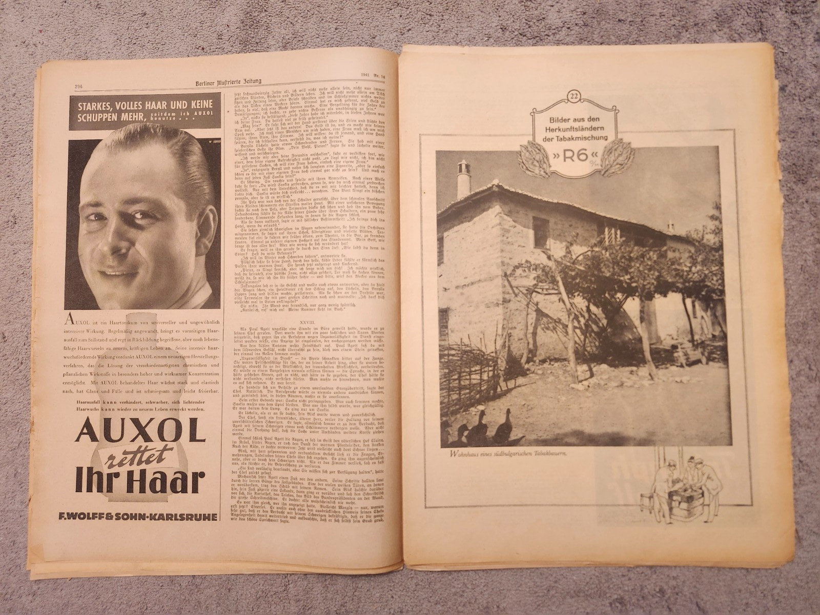 WW2 Germany. Berliner Illustrierte Zeitung" # 14, April 3, 1941