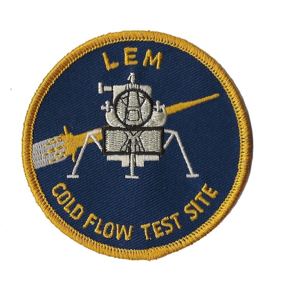 NASA Grumman Apollo LEM Cold Flow Test Site patch lunar space program