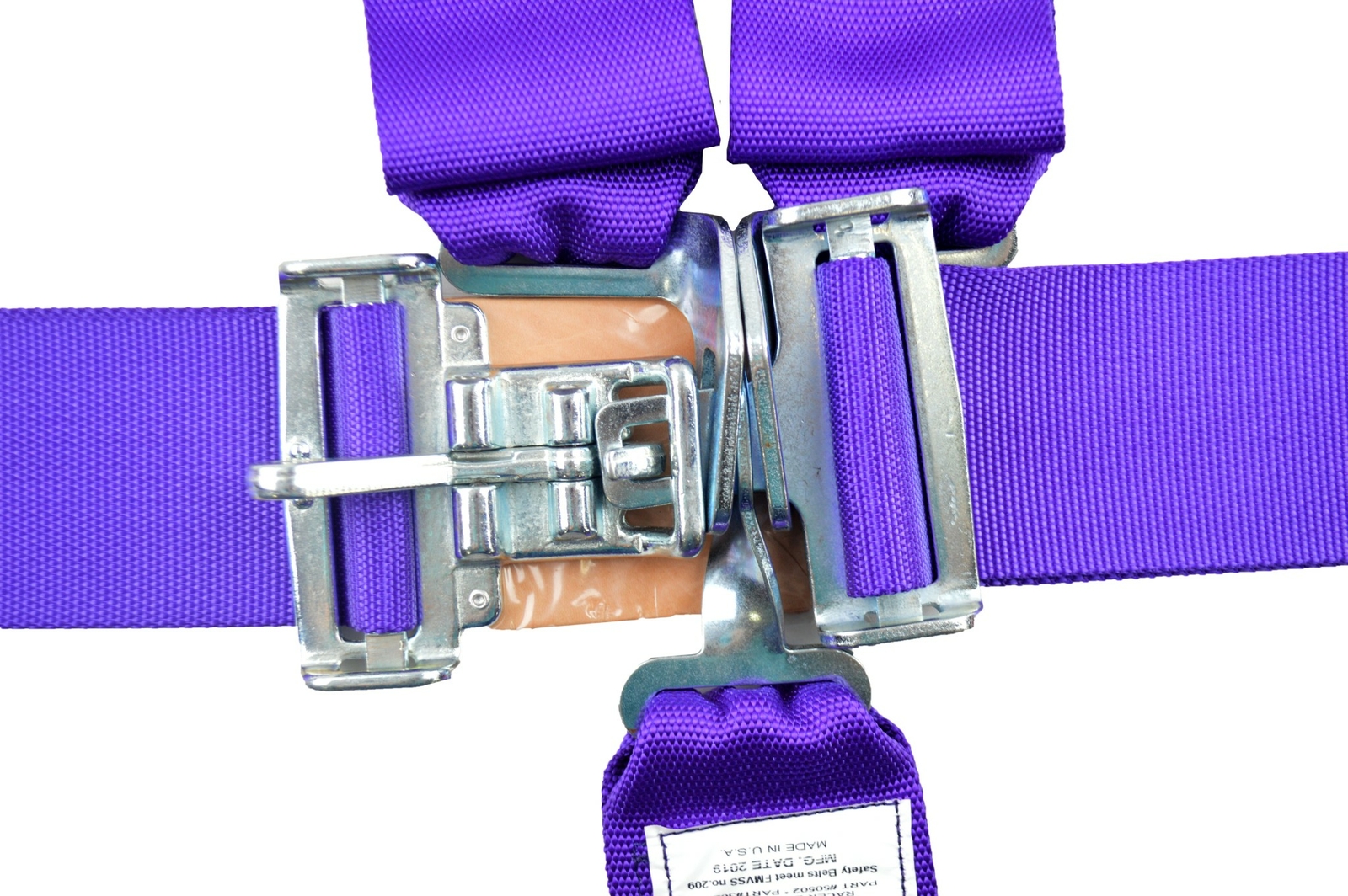 DRAGSTER RACING HARNESS SFI 16.1 LATCH & LINK ALL WRAP 5 POINT HARNESS PURPLE