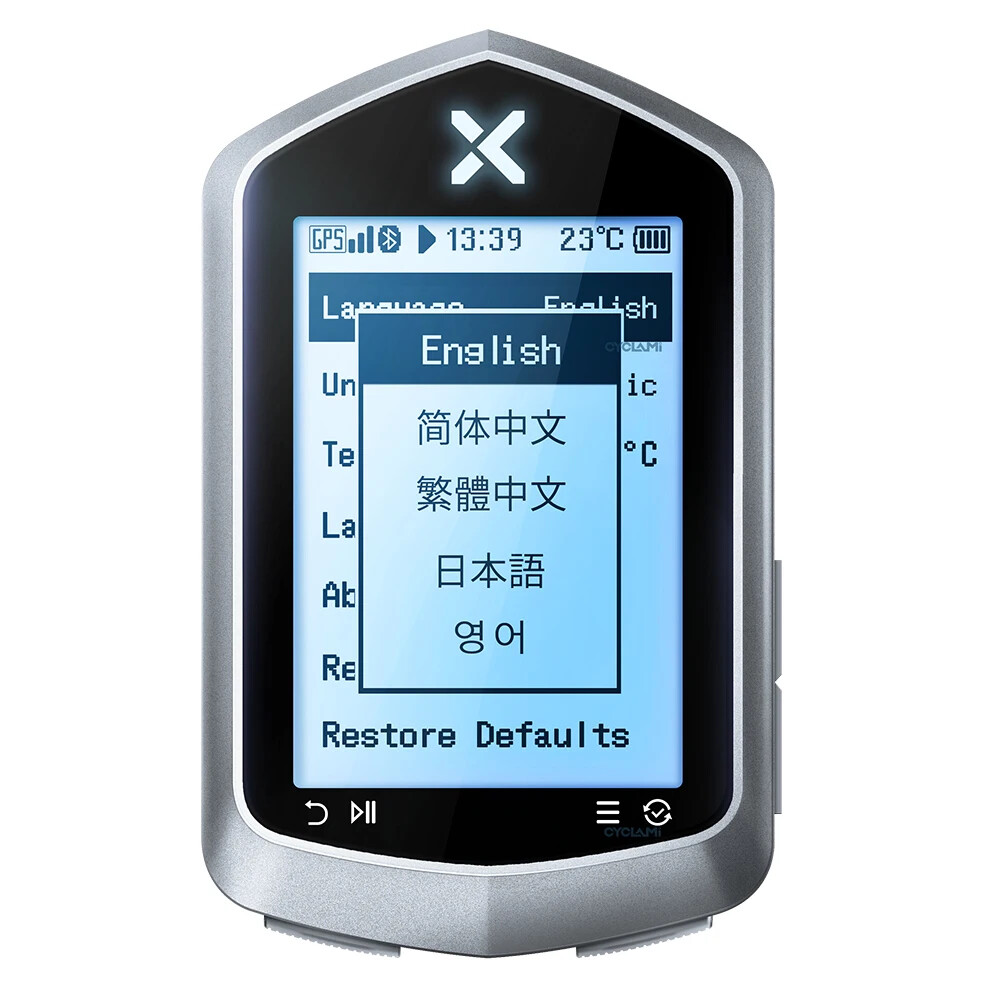 Bike Computer GPS Bicycle Map Route Navigation MTB Wireless Speedometer Odometer