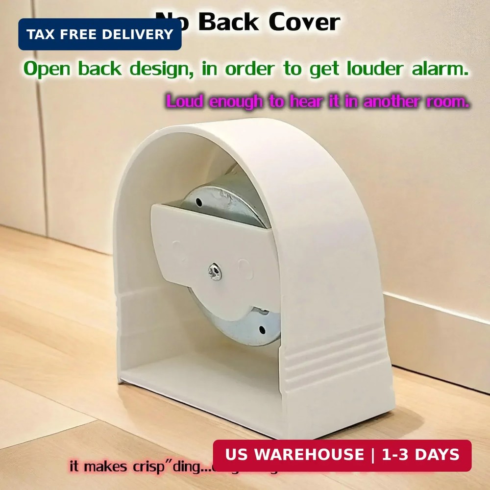 60 Minute Wind Up Timer, Visual Mechanical Timer with Loud Alarm, Manual Countdo
