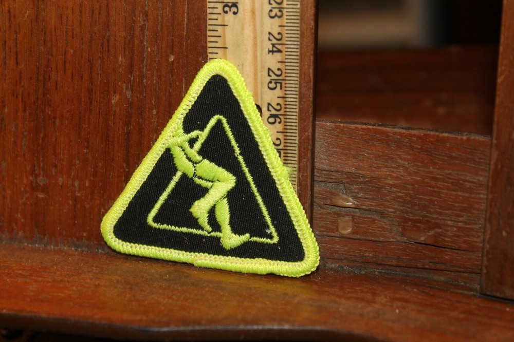 Vintage Embroidered Patch Jogging Patch Dayglo