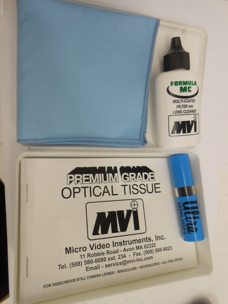 MICRO VIDEO INSTRUMENTS, INC. MVI OPTICAL CLEANING KIT