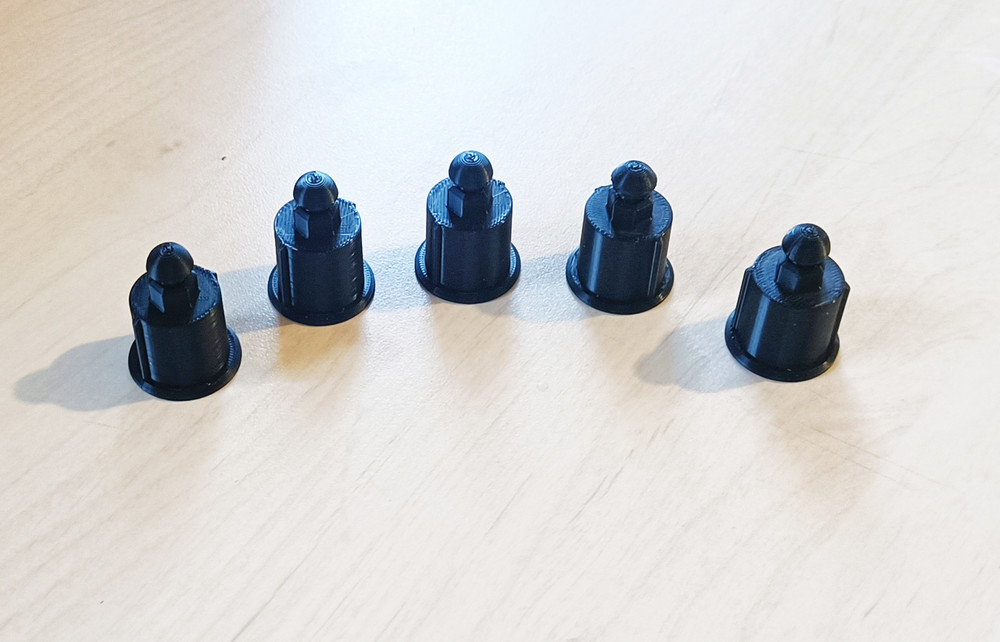 5x Matrix Compatible Quick Release Thread Knuckle Insert Block For Keepnet