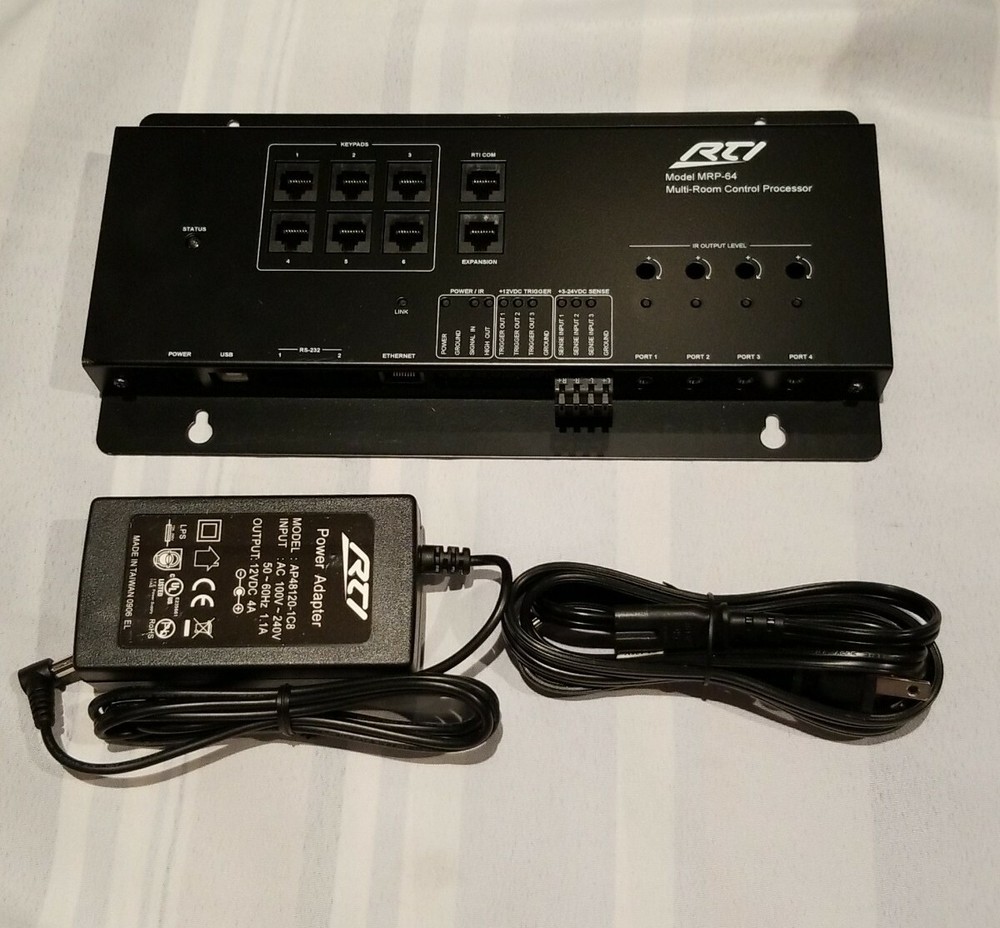 Multi-Room Control Processor Audio Video Receiver, RTI MRP-64 Free Shipping