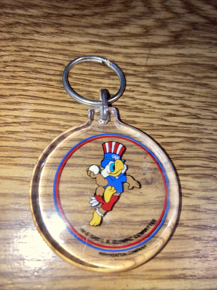 Vintage  Keychain  - 1981 LA Olympics Eagle SAM