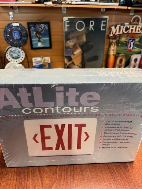 AtLite Contours PAL-RU Advanced LED Exit Sign Solid State