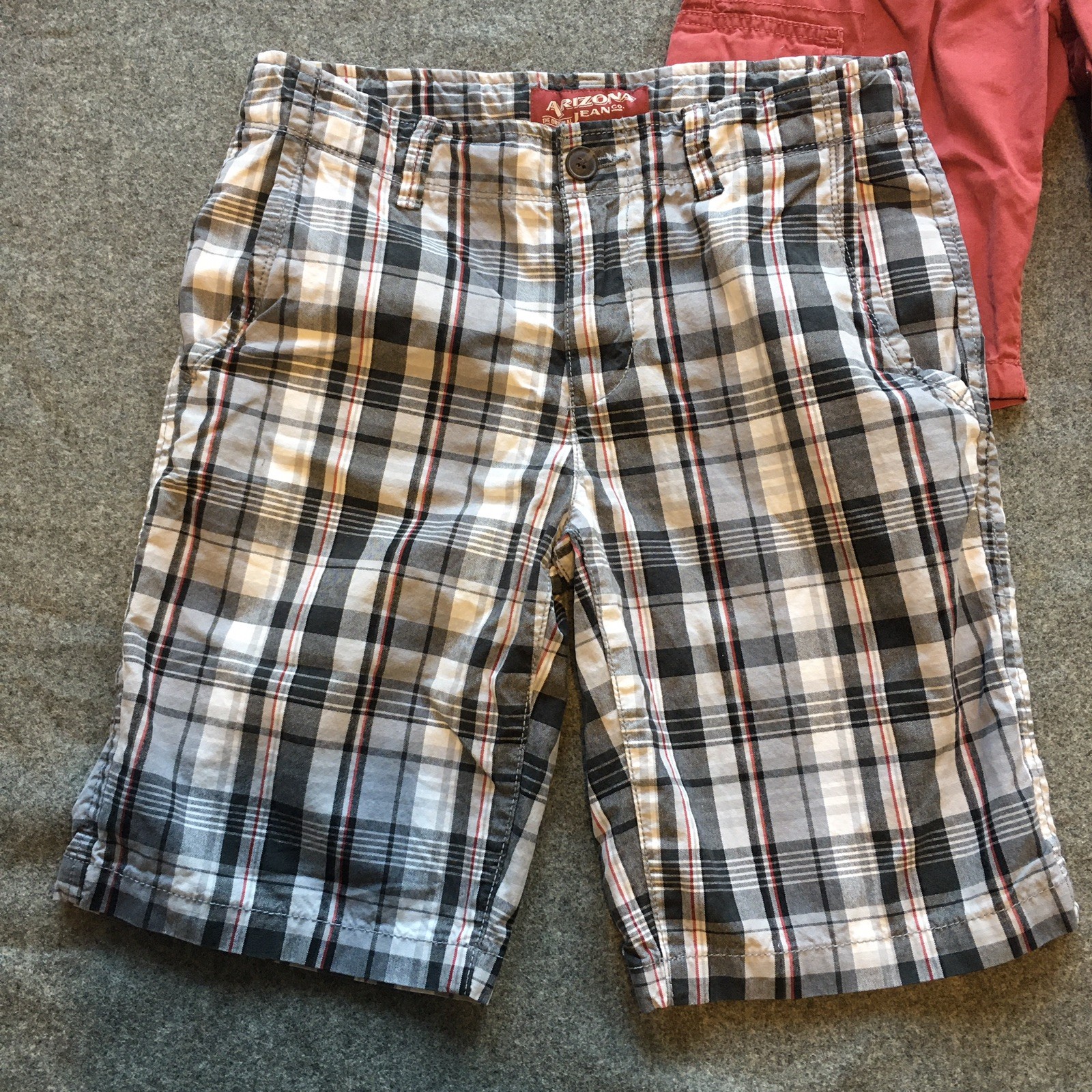 Boys Size 12 Shorts Clothing Lot 3x Summer Cargo Plaid Casual