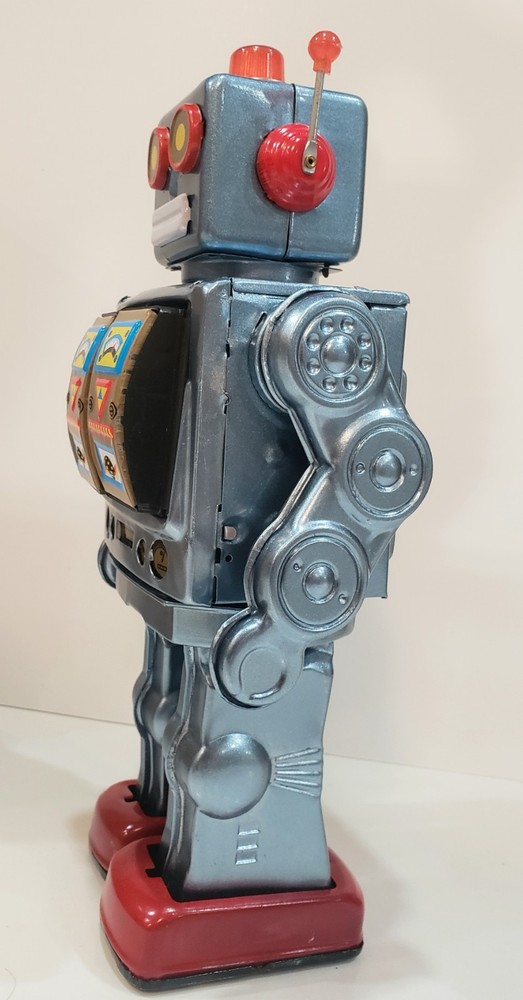 ME100 Robot Electron Robot Metallic Blue Display