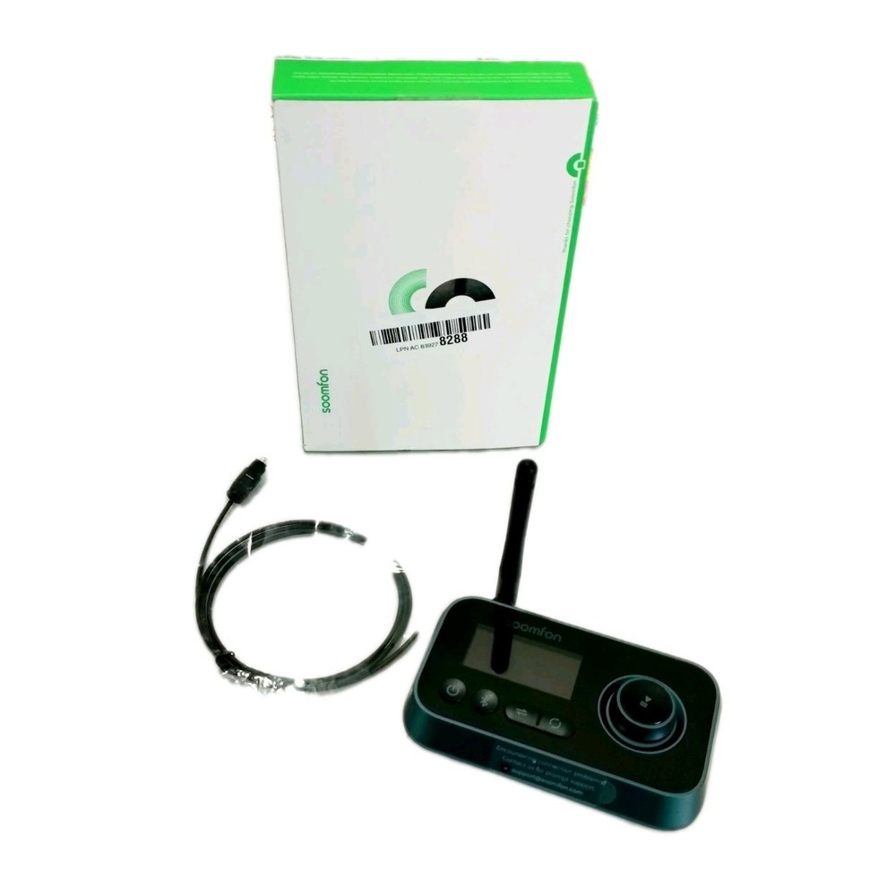 SOOMFON 2-in-1 Bluetooth Transmitter and Receiver Optical, RCA, Aux LCD Display