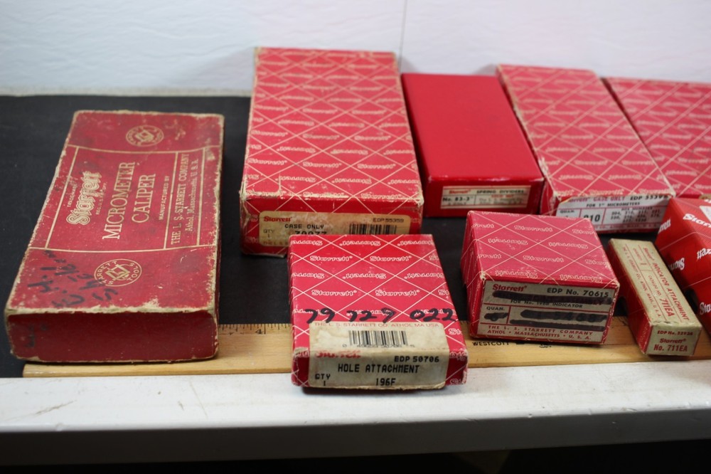Empty Starrett Boxes