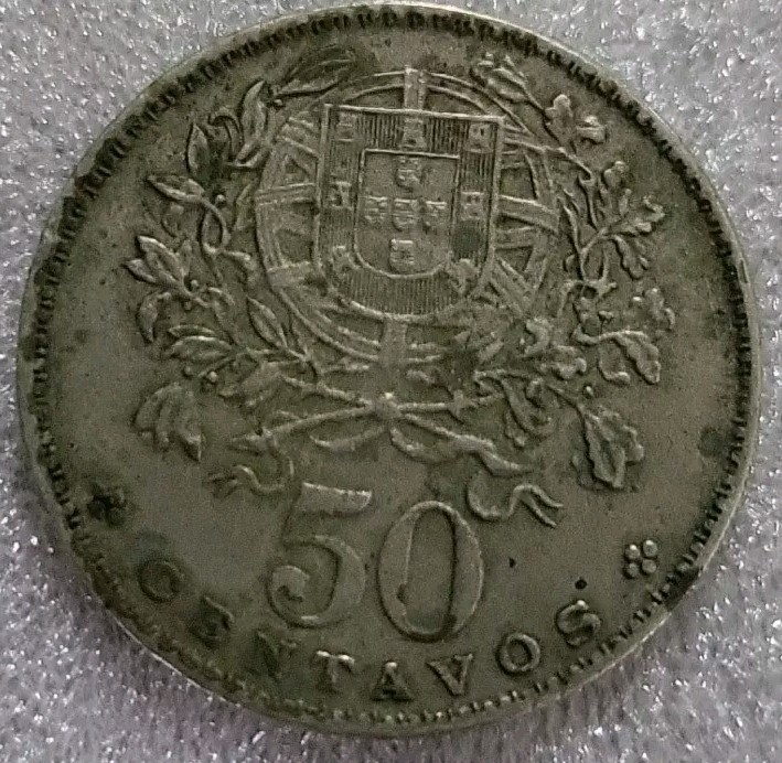 1966 PORTUGAL 50 CENTAVOS *C276