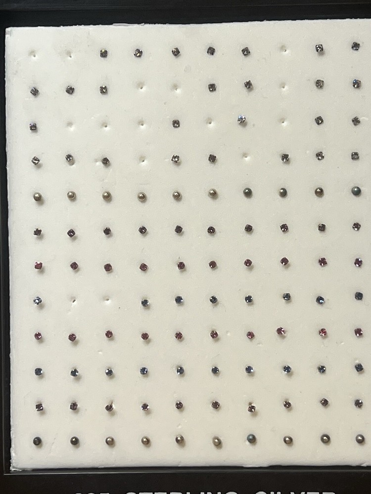 .925 Sterling Silver Nose Studs, (Small Tiny ) ~