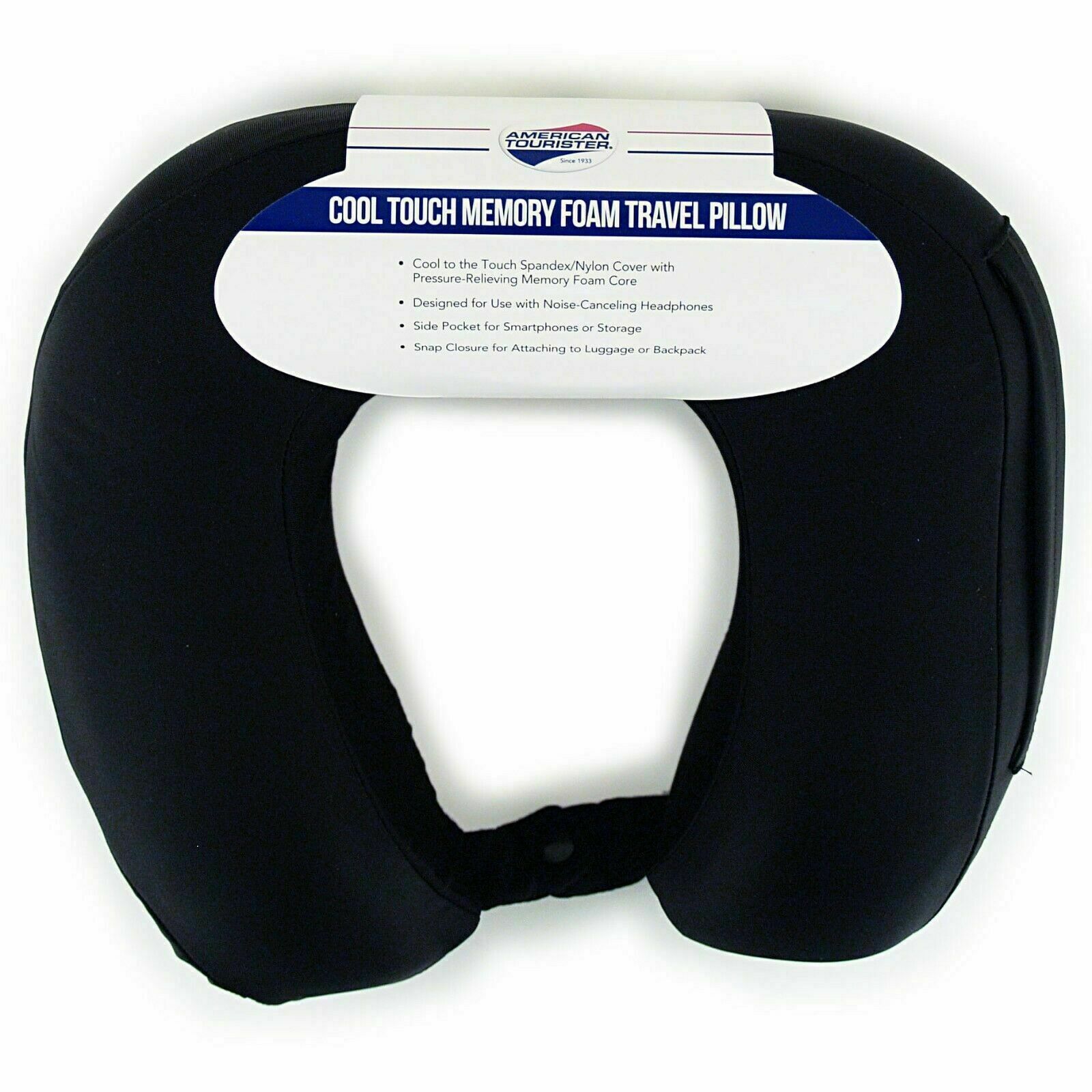 American Tourister Travel/Flying Memory Pillow AVAILABLE GRAY, DGRAY, GRAY & BLK